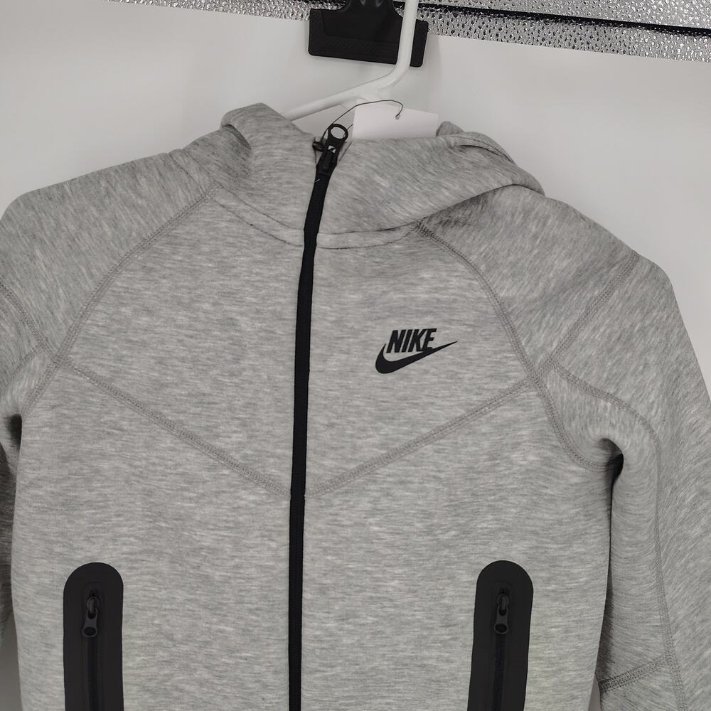 Nike Tech Fleece Full Zip Hoodie Gray Black NWT Size Small - Picture 7 of 11